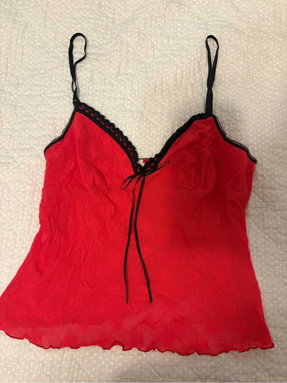 Vintage Victoria's Secret Red Tank